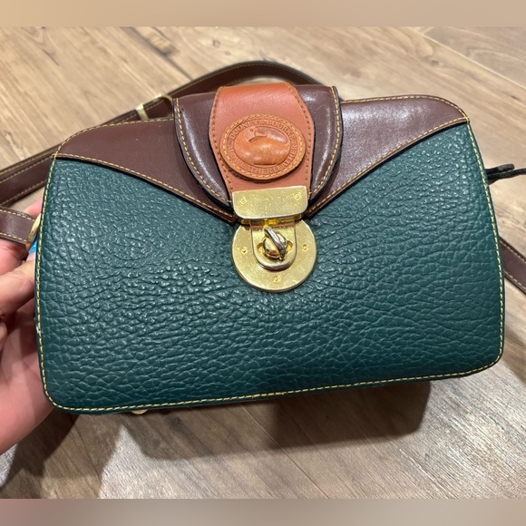 Dooney & Bourke Vintage Leather Crossbody Bag - Picture 1 of 5